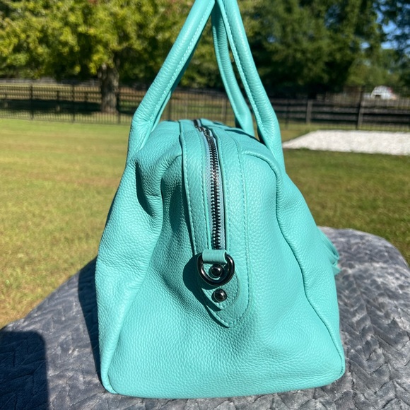 BECK Bags - HAYES in AUDREY Tiffany Blue - GENIUNE LEATHER - RETIRED color! - Picture 3 of 12